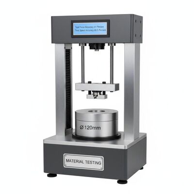 Máy kiểm tra độ bền với độ chính xác lực kiểm tra ±1%, đường kính kiểm tra 120mm và độ chính xác tốc độ kiểm tra ±0.5% cho kiểm tra vật liệu